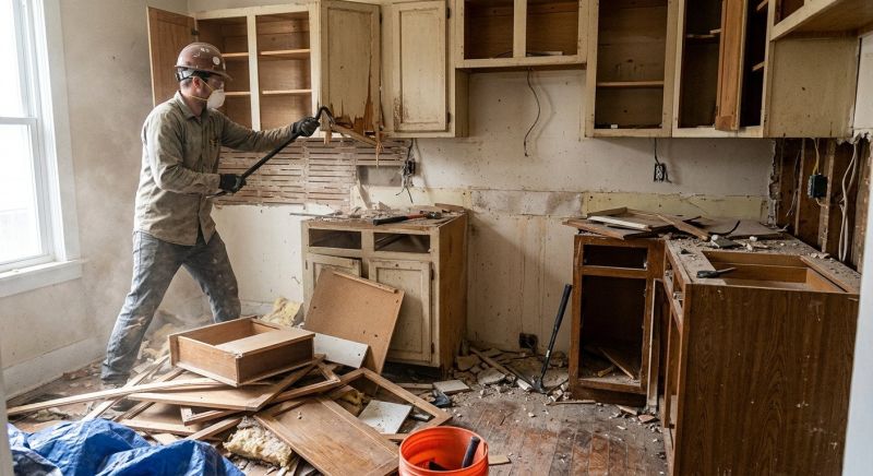 Cabinet Demolition in Bergen County, NJ