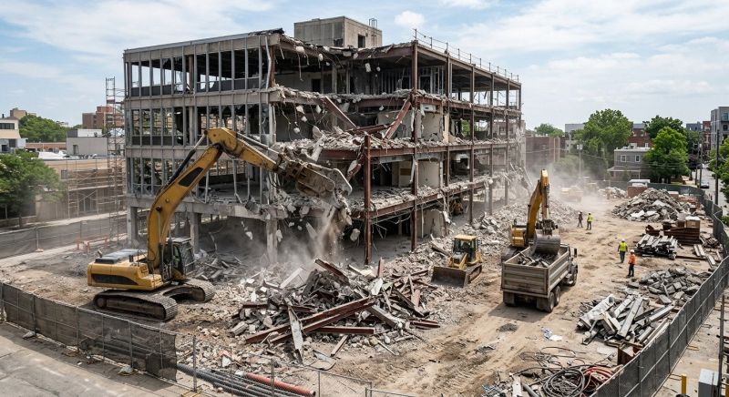 Commercial Building Demolition in Houston, TX