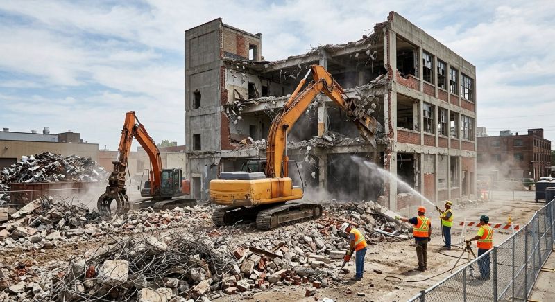 Industrial Demolition in Sacramento, CA