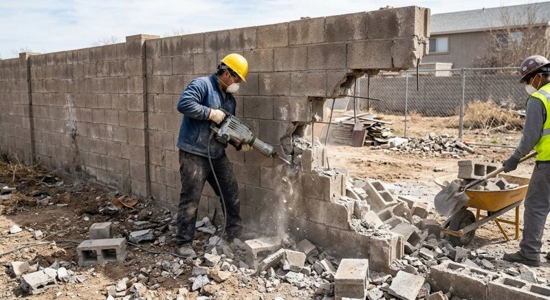 Stone Demolition in Sacramento, CA