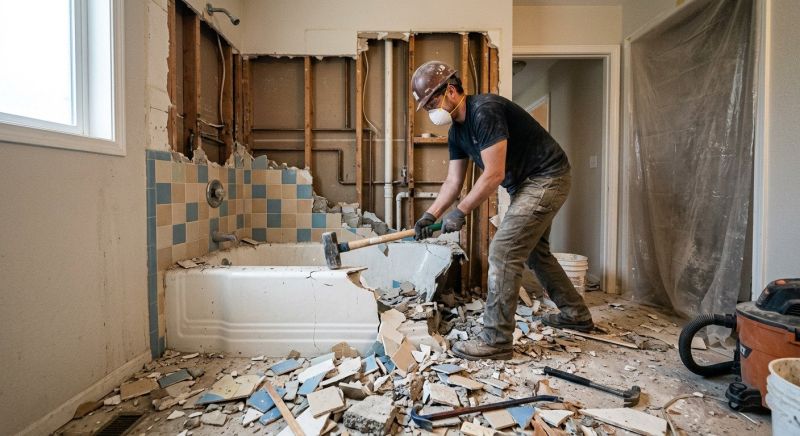 Bath Demolition in Bergen County, NJ