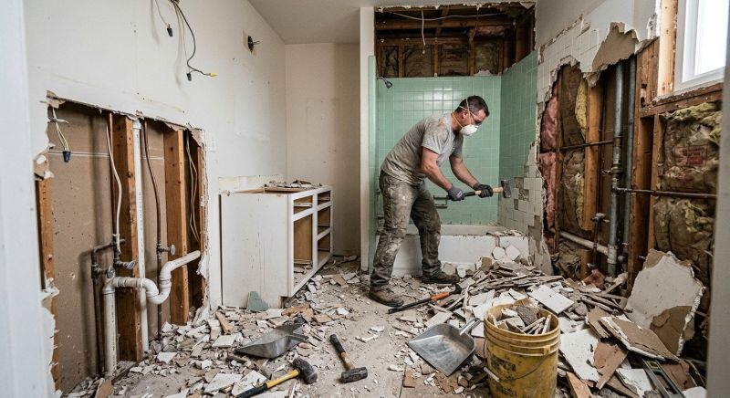 Bathroom Demolition in Frederick, MD