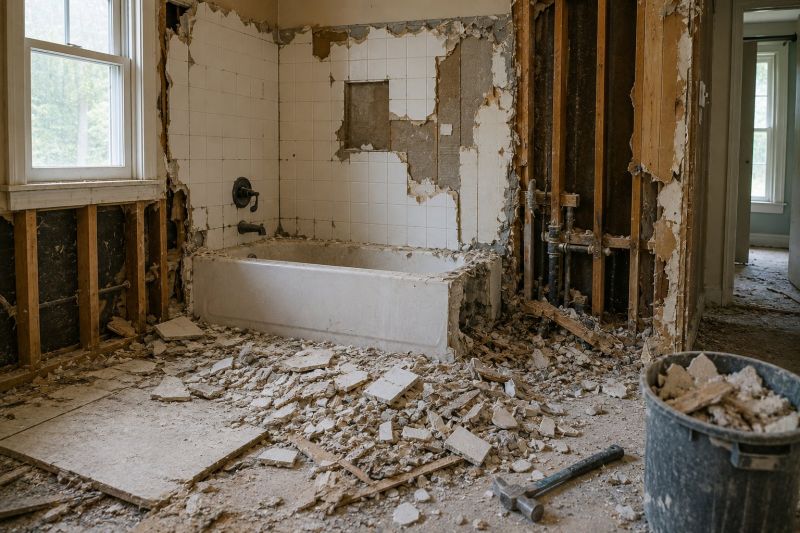 Bathroom Demolition in Bergen County, NJ