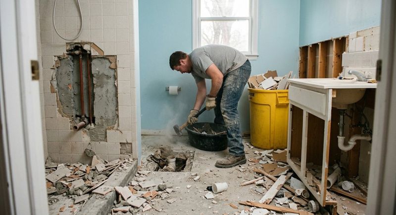 Bathtub Demolition in Bergen County, NJ