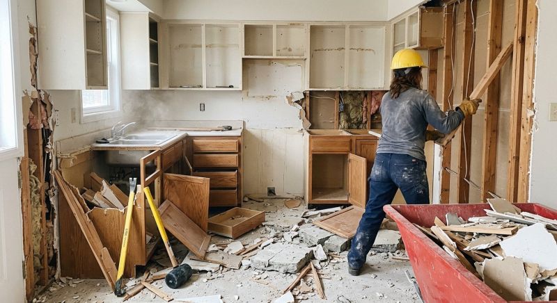 Cabinet Demolition in Sacramento, CA