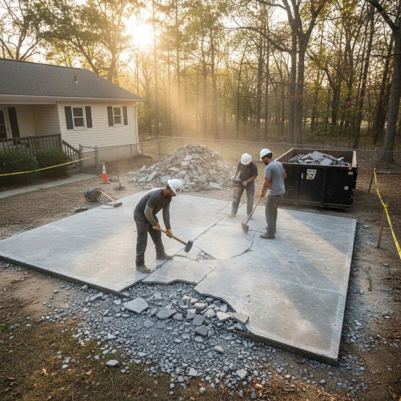 Concrete Pavement Demolition in Sacramento, CA