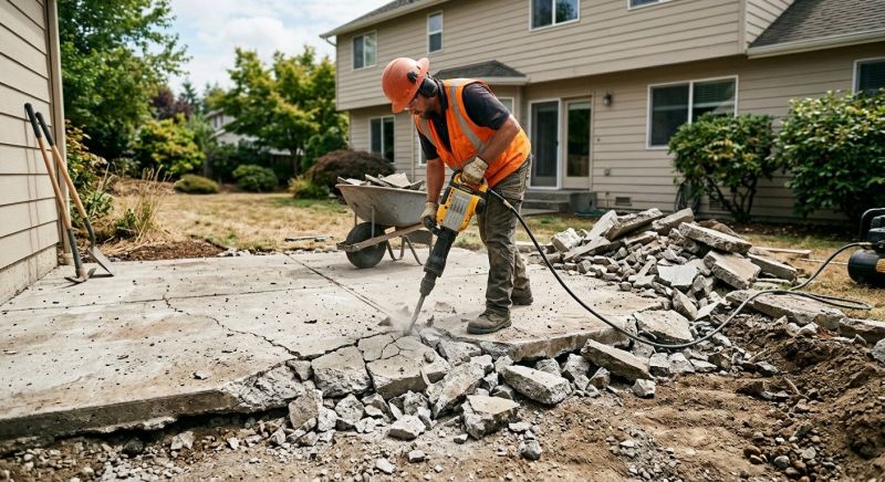 Concrete Pavement Demolition in Sacramento, CA