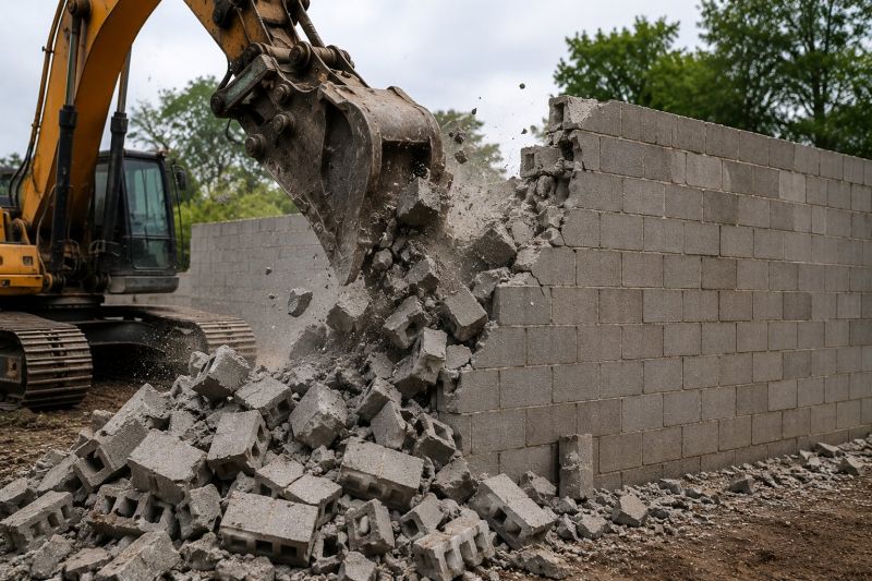 Concrete Wall Removal in Bergen County, NJ
