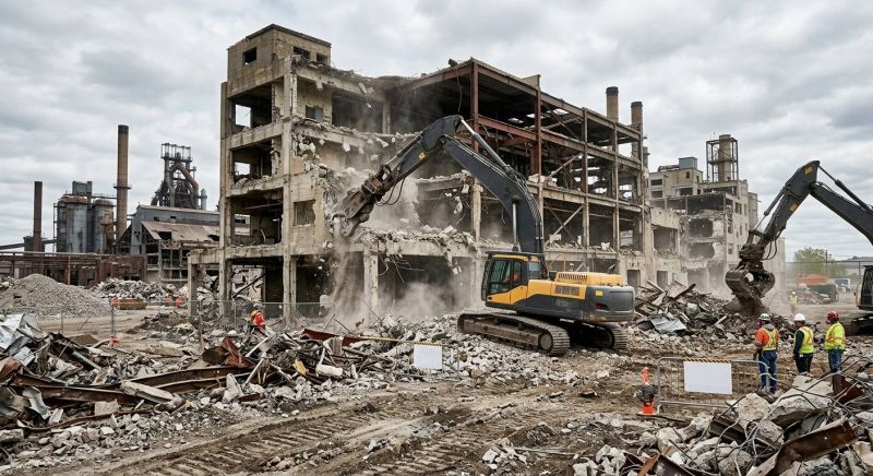 Industrial Demolition in Houston, TX