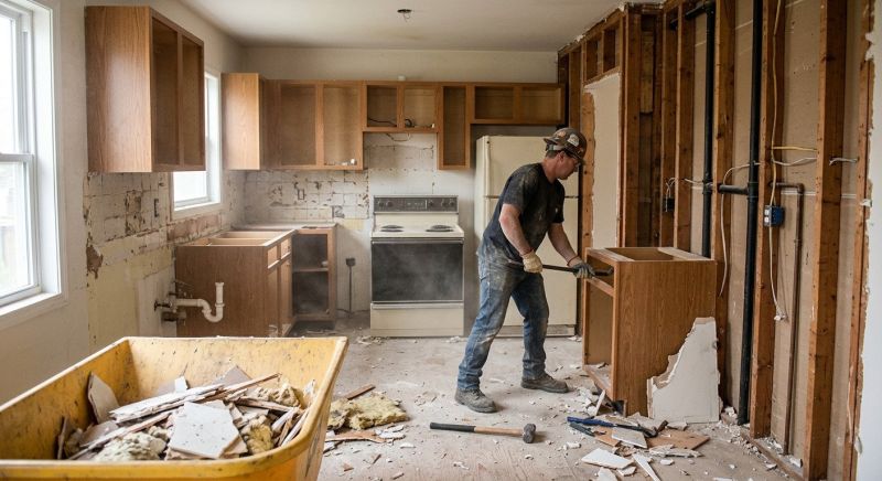 Kitchen Demolition in Bergen County, NJ