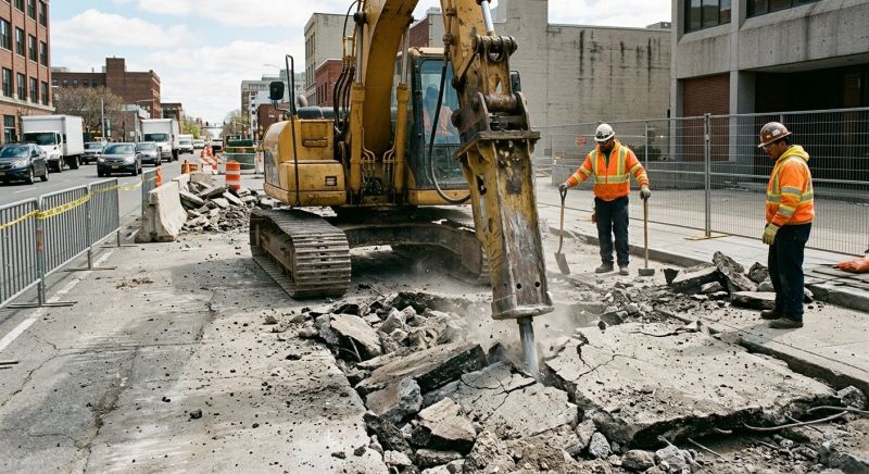 Pavement Demolition in Bergen County, NJ