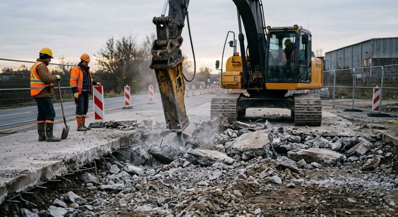 Pavement Demolition in Sacramento, CA