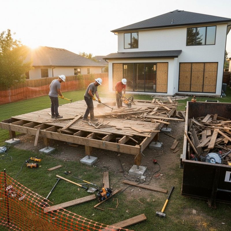 Porch Demolition in Bergen County, NJ